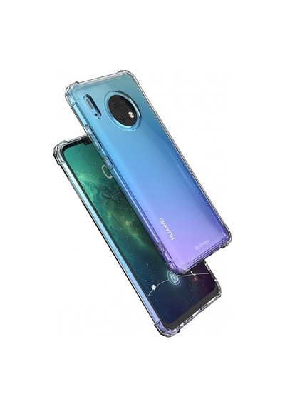 Blogy Mate 30 İle Uyumlu Crystal Fit Kılıf Crystal Clear