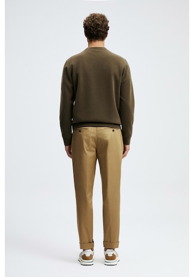 Lufian Mıles Erkek Sweatshirt Kahverengi Kahverengi 112030201100400
