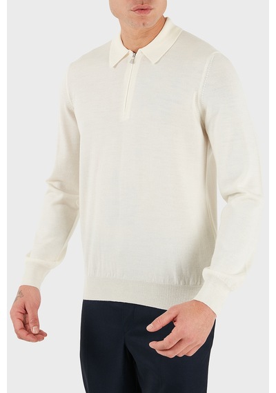 Gran Sasso Erkek Polo Yaka Kazak 55125 14290 005 Ekru Ekru