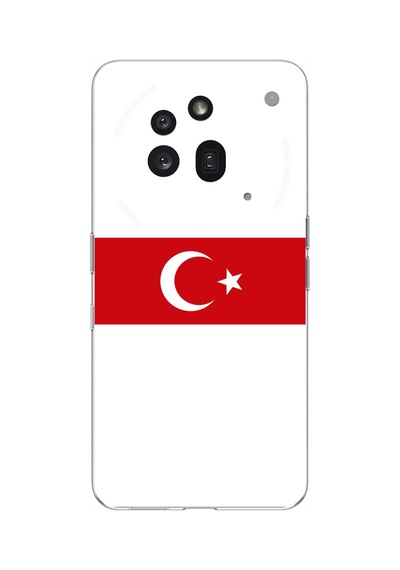 Nothing Phone 3a Pro Uyumlu Türk Milli Takım Beyaz Forma Baskılı Silikon Kılıf Renkli