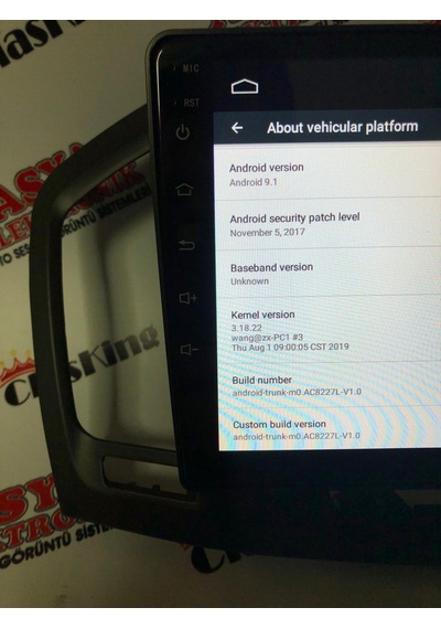 Opel İnsignia 9 İnç Android Multimedia