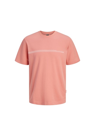Jack & Jones Jcofusıon Chest Brand Tee Ss Crew Noos Mavi