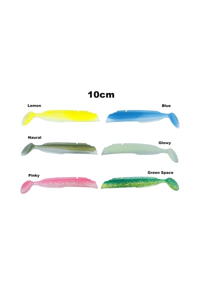 Fujin Salt Eel Body 10Cm X3 Silikon Yem Gövde (471557182)