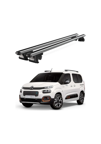 Venüs Citroen Berlingo 2019 Ve Sonrası Uyumlu Gri Ara Atkı Port Bagaj Tavan Barı