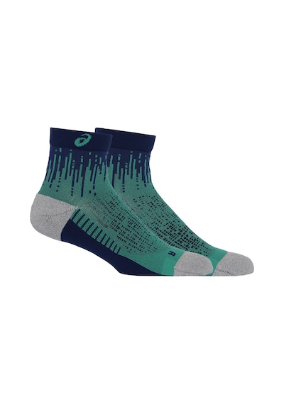Asics Performance Run Sock Quarter Unisex Yeşil Koşu Çorabı 3013a980-302 Yeşil