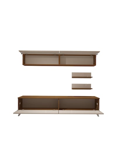 Decoraktiv Eko 5 Mdf Std Retro Tv Ünitesi Tv Sehpası - Ceviz Beyaz Ceviz - Beyaz