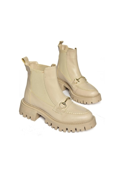 Fox Shoes R312154109 Ten Kalın Tabanlı Kadın Bot Ten