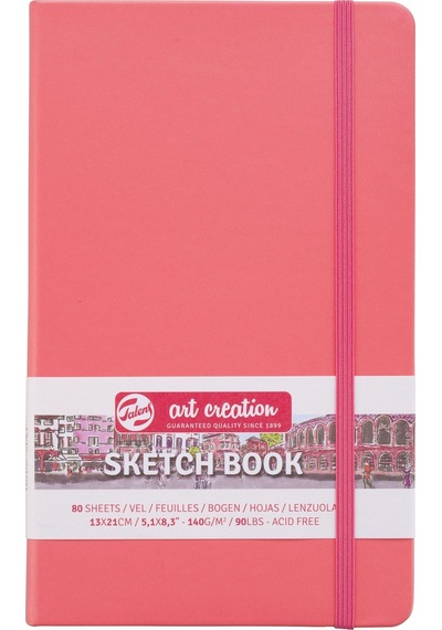 Tac Sk.blck Coral 13x21 140g Sketchbook
