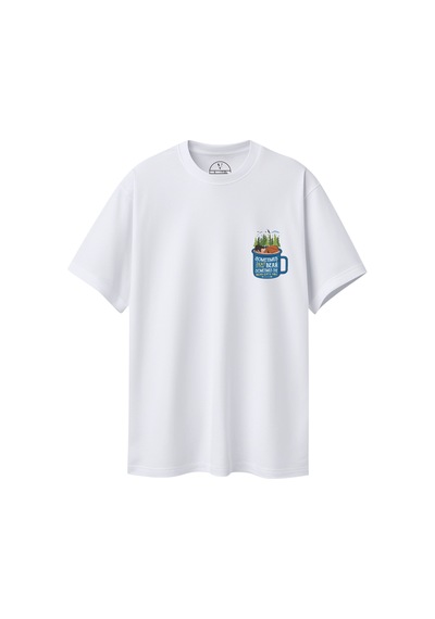 Velvoria Unisex Oversize Beyaz Sometimes Bear T-shirt