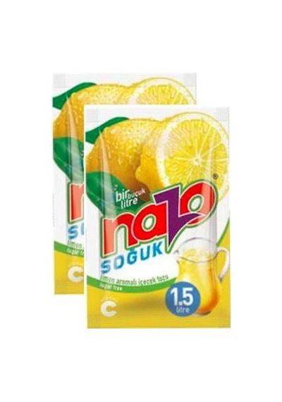 Nazo Limon Aromalı İçecek Tozu 9 G