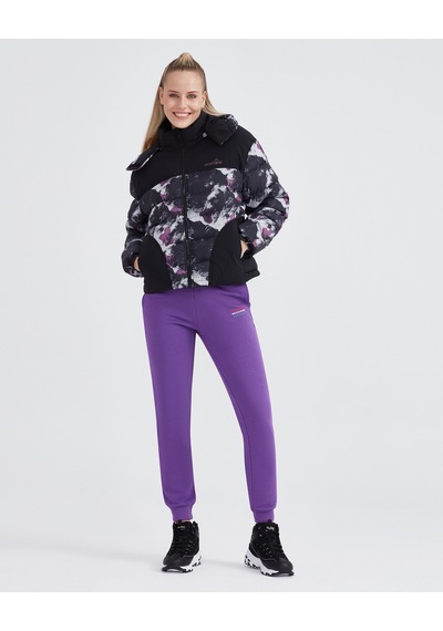 Skechers W Outerwear Padded Jacket Kadın Siyah Mont S232062-001 Siyah