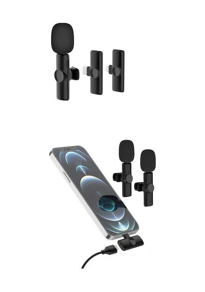 Wearfitpro X11ios Apple Cihazlara Uyumlu Tak Çalıştır Yaka Mikrofonu Kablosuz Mikrofon