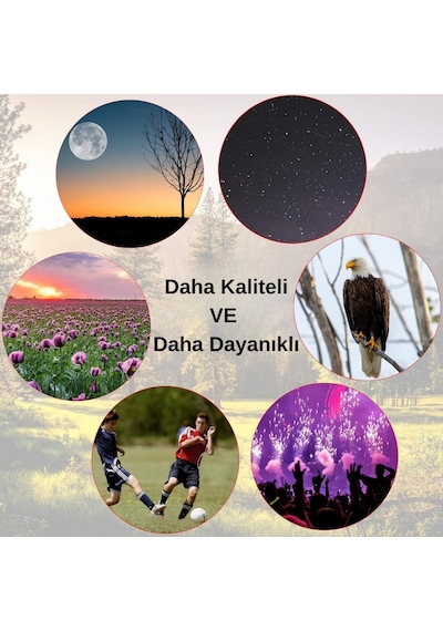 Kl-21 12x30 Dürbün 12x Zoom, 1000m De 100m Görüş, Kompakt Tasarım Siyah
