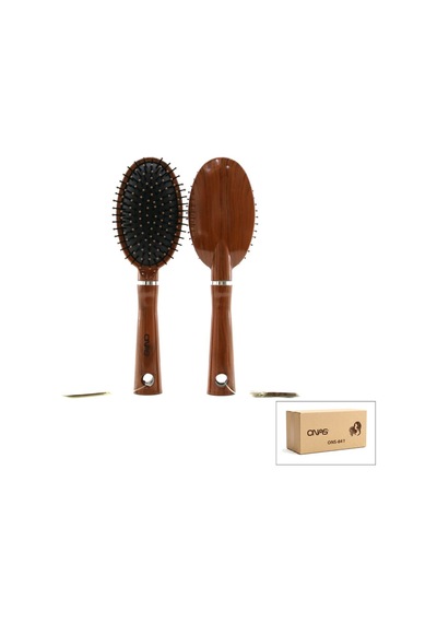 Onas Ons-841 Fön Ve Saç Fırçası Ve Tarak Oval Plastik K.kahverengi - 12'li Paket Diğer