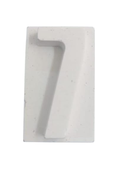 Boyanabilir Rakam Obje - 7 - Yedi 4,5x2,7cm