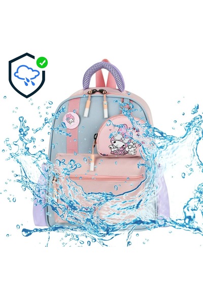 My Melody Baskılı Cüzdanlı Lüx Günlük Kreş Anaokulu Çantası Çok  Renkli