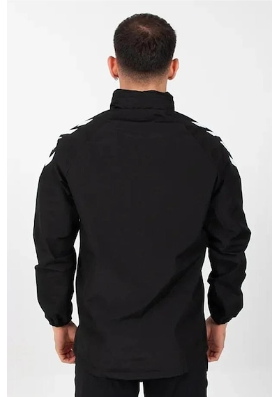 Hummel Line Raincoat 940270-2001 Siyah Erkek Yağmurluk Siyah