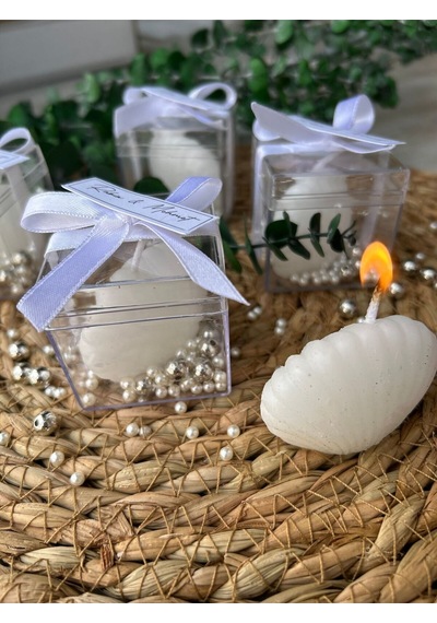 Bernami Vazo Pinterest 10 Adet Mika Kutulu Istiridye Mum Düğün ,nişan ,kına ,davet ,doğum Günü Diğer
