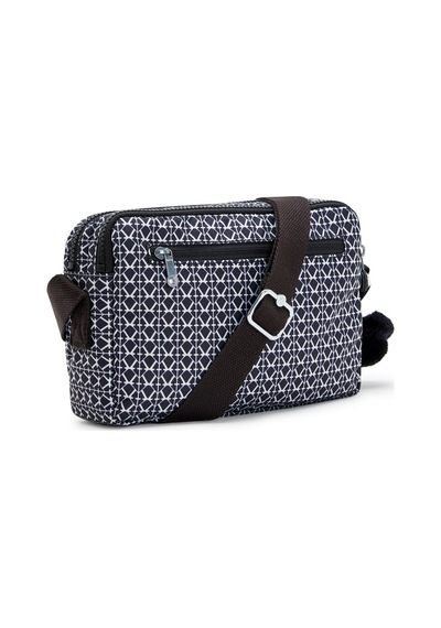 Kipling Kıplıng Abanu M Orta Boy Omuz Çantası Siyah Sıgnature Prınt Siyah