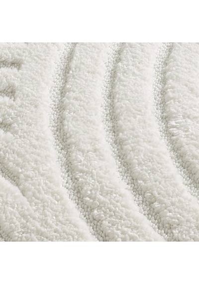 Mariesse Home Elit Bukleli Yumuşak Peluş Post Shaggy Çocuk Odası Oturma Odası Salon Mutfak Halısı 0635a Krem