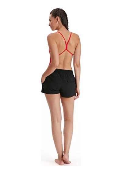 Speedo Ess Wsht Af Blk Kadın Şort Mayosu 8-125380001 Siyah Siyah
