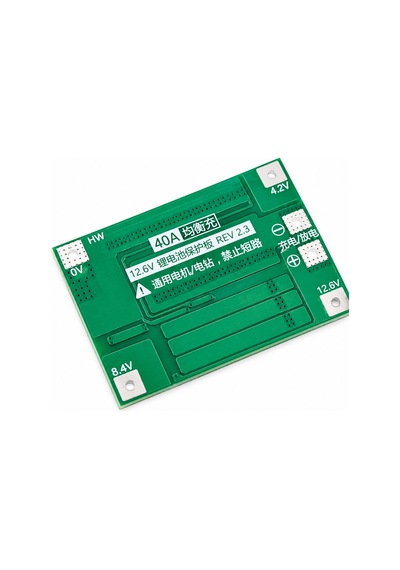 3s 40a Bms 12.6v 18650 Lityum Pil Koruma Ve Balans Modülü Hw-288
