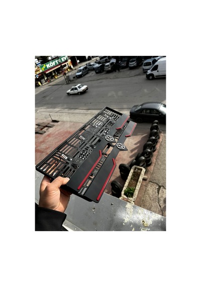 Volkswagen Uyumlu Logolu Lip Model Pleksi Plakalık - 784761948