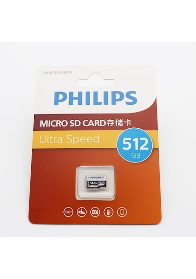 Philips 512gb A1 V30 Microsdxc Hafıza Kartı Adaptörsüz