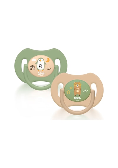 Wee Baby Duo Simetrik Uçlu Emzik 6-18 Ay No:2