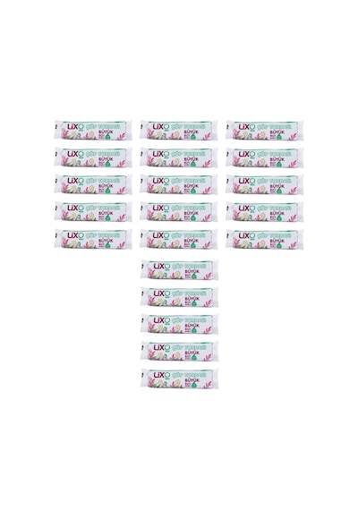 Lixo Büyük Boy Çöp Torbası 65x80 Cm 10lu Rulo x 20 Paket 200 Adet
