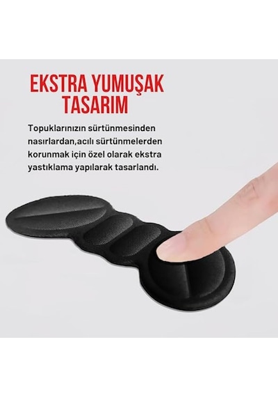 Mawrond Ayakkabı Topuk Vurma Önleyici ve Daraltma Pedi 3 MM