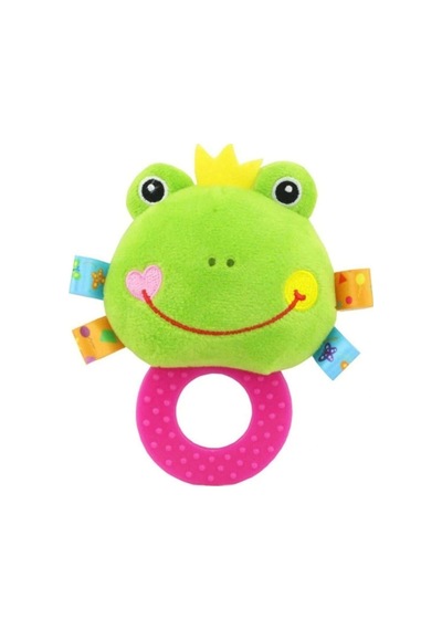 Byr002 Sozzy Toys Çıngıraklı Dişlik Kurbağam Szy215 Efsngrck Karışık Çok Renkli