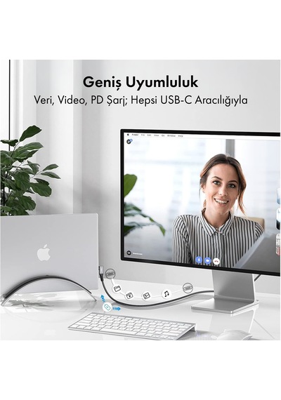Microcase 240w Dijital Göstergeli L Tipi Type-c To Type -c 100 Cm Örgülü Kablo Hızlı Şarj Ve Data Kablosu -al5817 Siyah