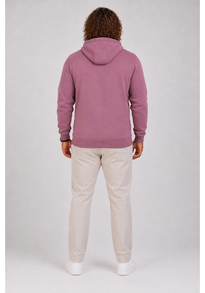 Moc Grande Mocgrande Büyük Beden Unisex Kapüşonlu 3ip Sweat 11701 Eflatun