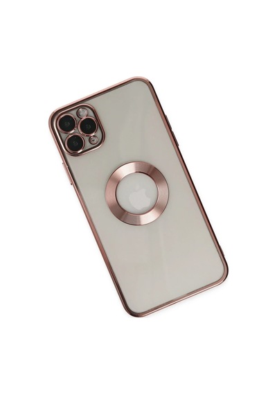 Apple İphone 11 Pro Kılıf Slot Silikon - Rose Gold 0.2M-Çok Renkli