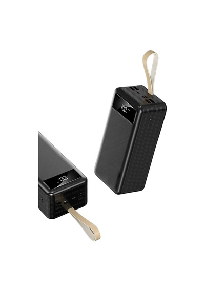Hızlı Şarj 4 Çıkışlı Powerbank 60.000 Mah Taşınabilir Dijital Göstergeli Altın 63786689