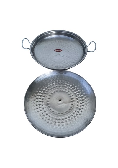 Yemek Pişirme Tavası Kapaklı 35 Cm'lik-80 Çelik
