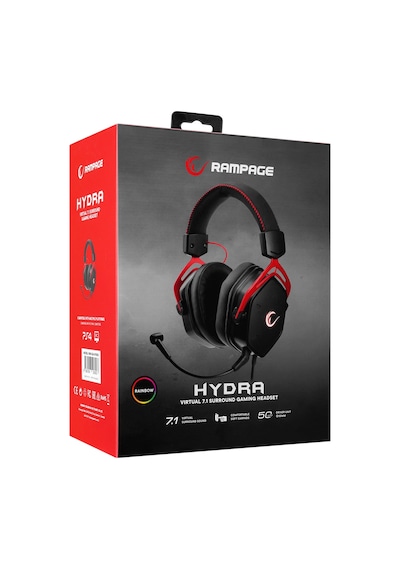 Rampage RMX-G6 Hydra USB 7.1 Kulak Üstü Oyuncu Kulaklığı