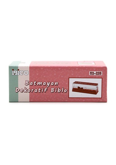 İbico İ12-225 Yüzen Batmayan 4.5x13cm Kalp Yıldız Kırmızı Su D.dörtgen Mika Şişe Diğer