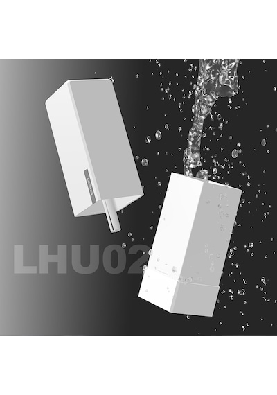 Lenyes Lhu02 Küp Tipi Rgb Atmosfer Işıklı Nano Sprey Sessiz Hava Nemlendirici Beyaz