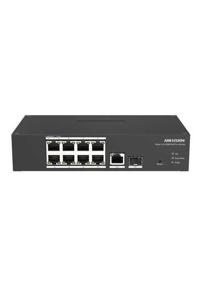 Hıkvısıon Ds-3t1310p-sı/hs 8 Port 10/100+1 Port Rj45/1 Port Sfp Uplınk Yönetilebilir 120w Poe Endüstriyel Swıtch
