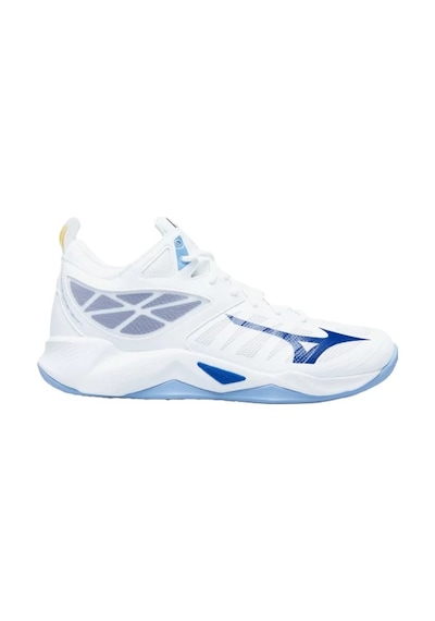 Mizuno Wave Dimension Mıd Unisex Voleybol Ayakkabısı Beyaz / Mavi Çok Renkli