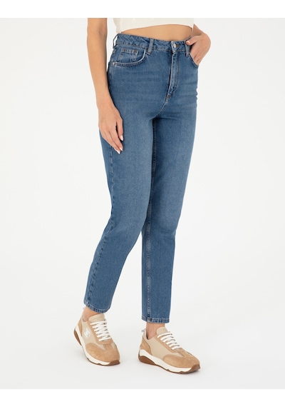 Pierre Cardin Kadın Mavi Jean Pantolon 50292478-vr036 Mavi