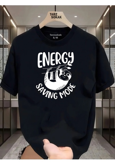 Startmore Unisex Energy Saving T-shirt Siyah
