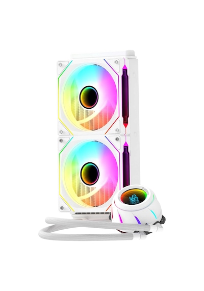 Gamebooster Blade 240w Argb 240mm Beyaz İşlemci Sıvı Soğutucu Gb-lcs-bl240w