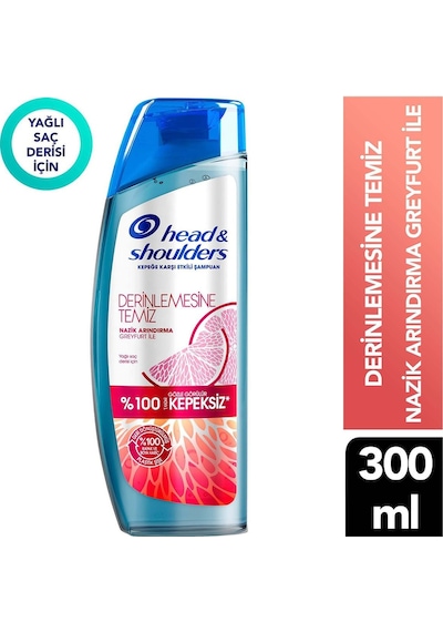 Head & Shoulders Derinlemesine Temiz Nazik Arındırma Şampuan 300 ML