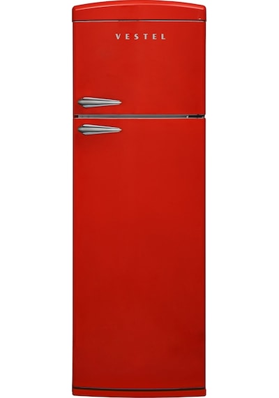 Vestel Retro SC32211 311 LT Statik Üstten Donduruculu Buzdolabı Kırmızı