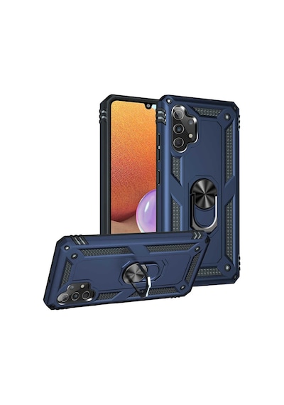 Samsung Galaxy Uyumlu A32 4G Kilif Zirhli Miknatisli Standli Tank Kapak 494057922