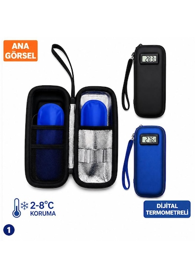 Mirmed İnsülin Taşıma Çantası Mavi