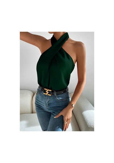 Butik İstanbul Kadın Omuzlarda Açık Boyundan Çapraz Geçme Detaylı Sandy Bluz Yeşil Butik İstanbul Kadın Omuzlarda Açık Boyundan Çapraz Geçme Detaylı Sandy Bluz Yeşil